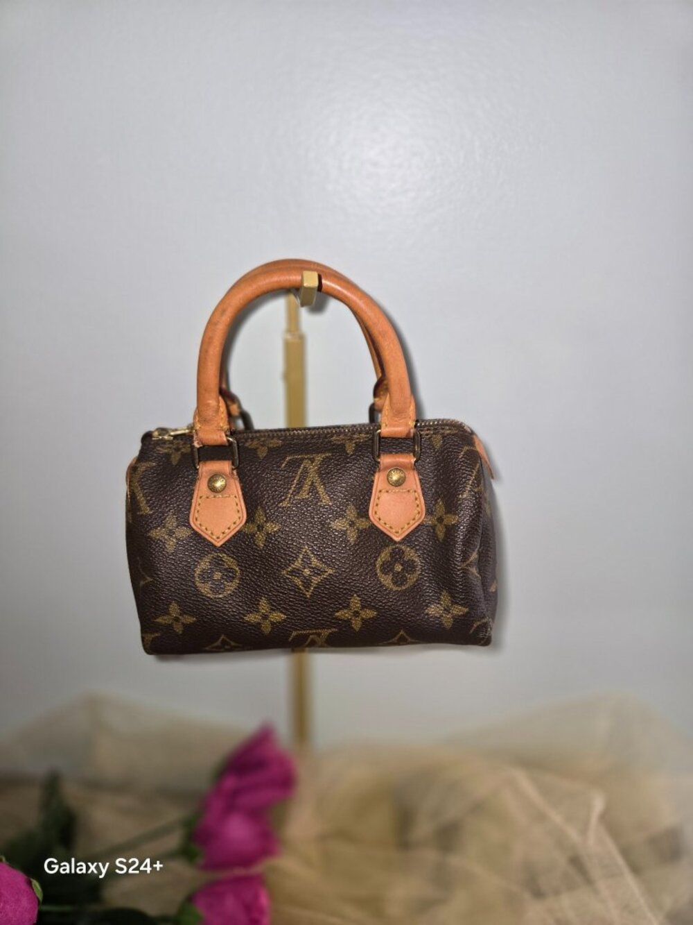 Louis Vuitton Mini Speedy Monogram with Strap | Authentic